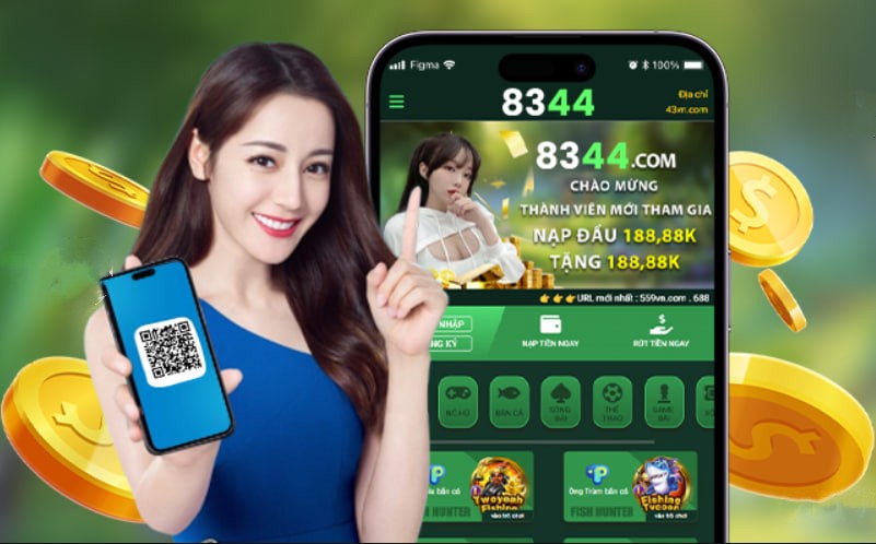 Hình ảnh quảng cáo của km88 hiển thị nền tảng và các lợi ích